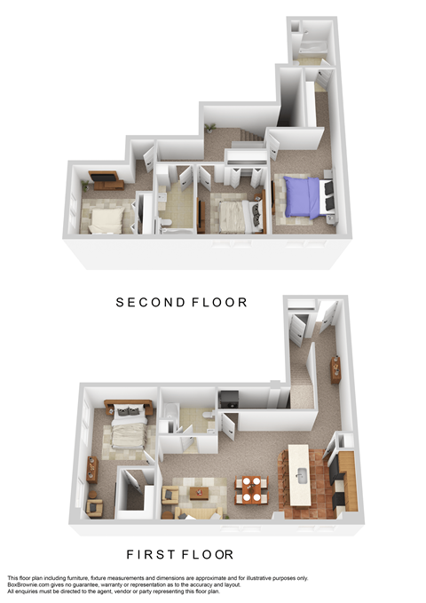 Floor plan for 4 beds, 2 baths, 1894 sqft